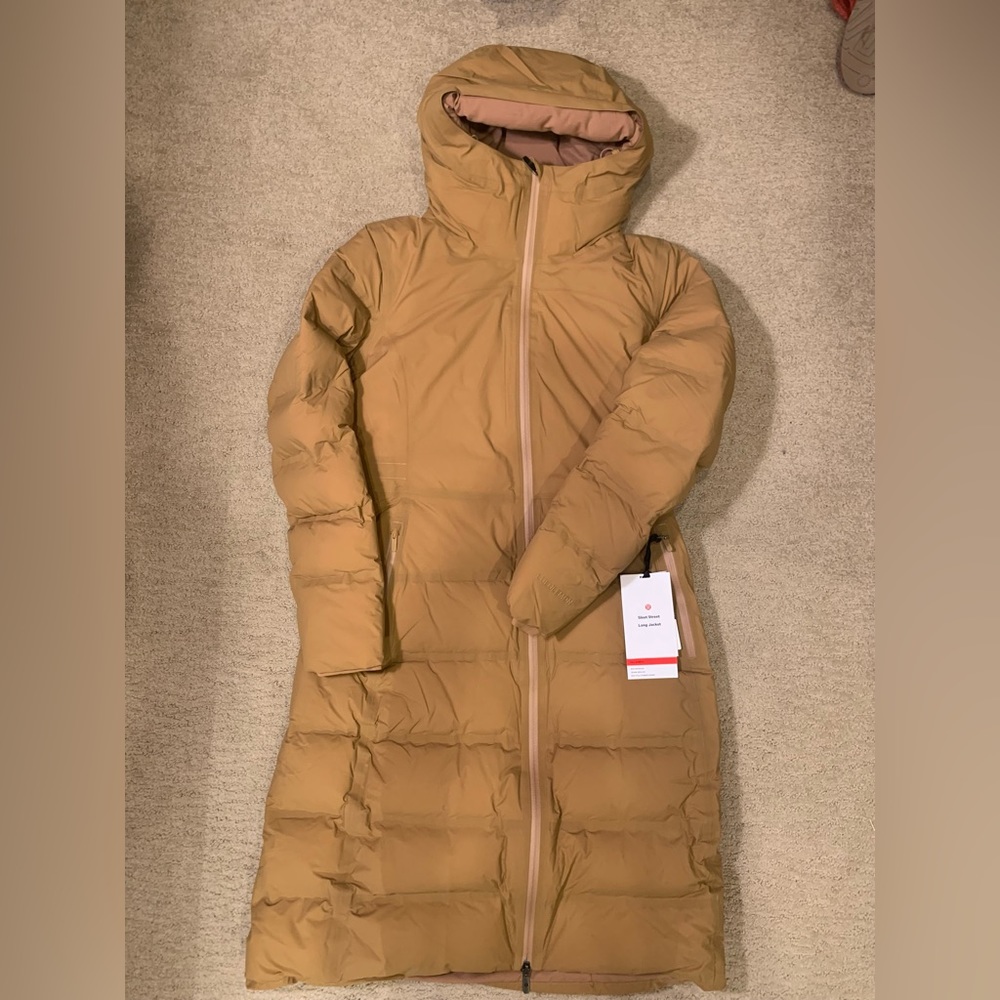 NWT! Sleet Street Long jacket in Gold